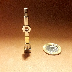 experimento de fisica levita��o magnetica com bismuto